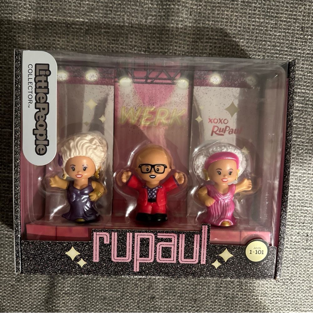 Fisher Price Little People Collector Set RuPaul Special Edition Drag Queen NIB